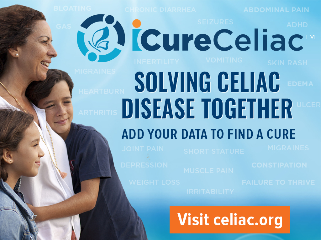 Celiac Disease Foundation Launches iCureCeliac™ PatientPowered